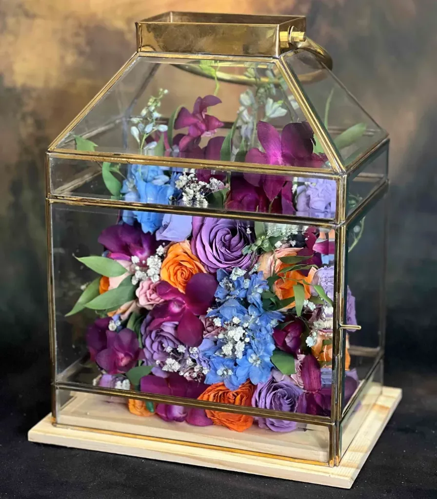 floral lantern keepsake