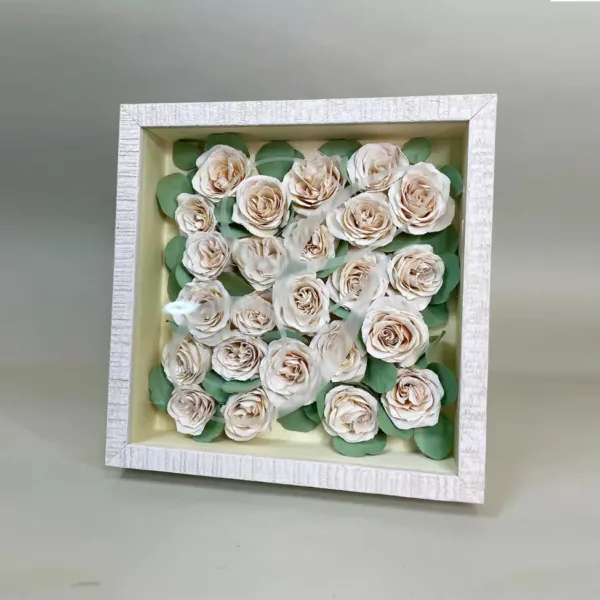 Floral Shadow Box | 12x12
